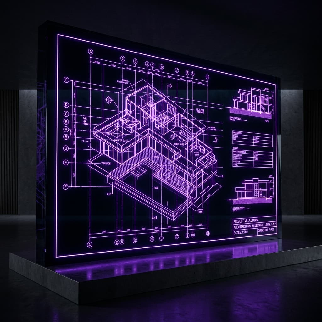 Blueprint Architecture Luxury